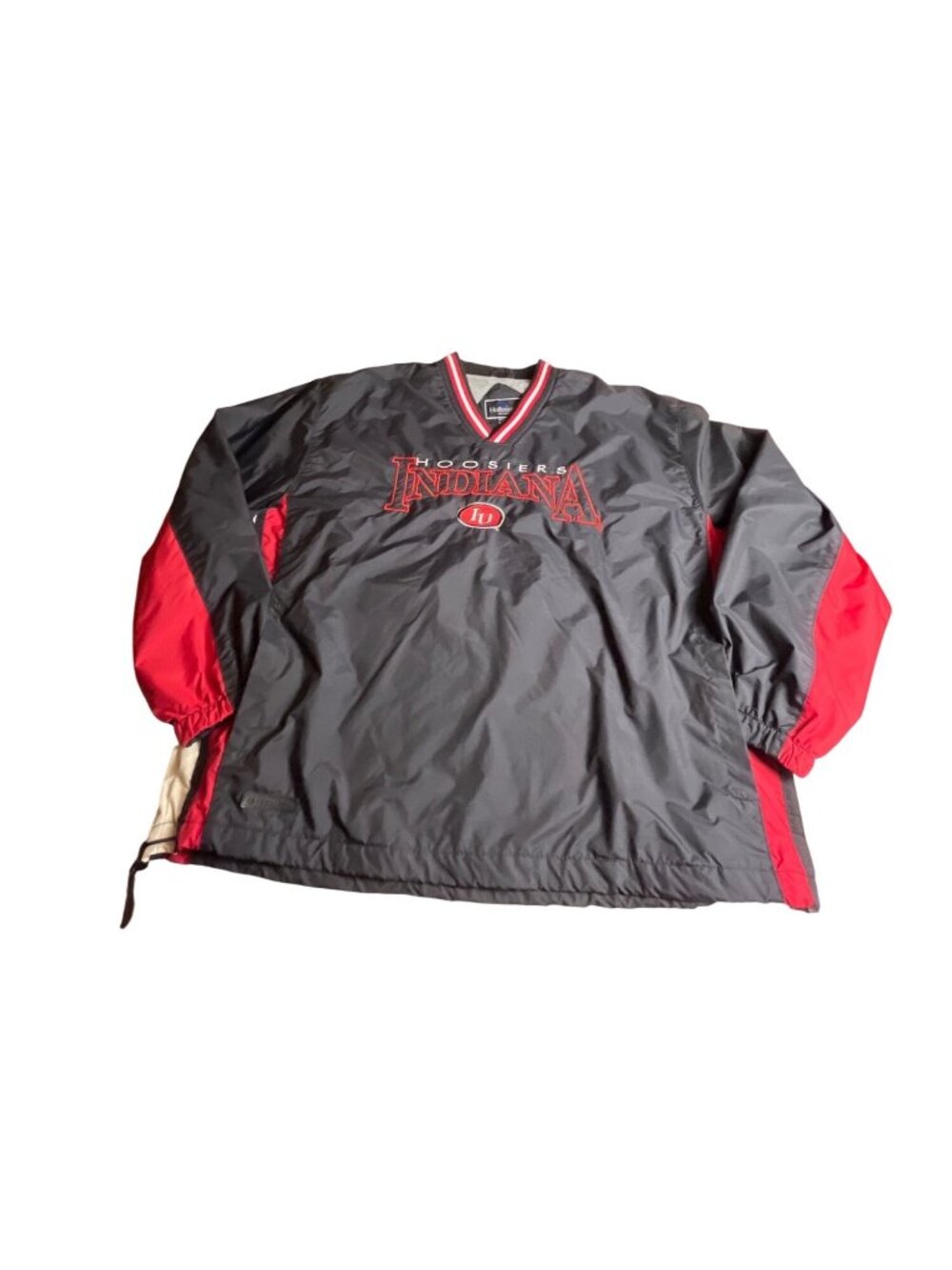 Vintage Indiana University Hoosiers Pullover Windbreaker Jacket Holloway L